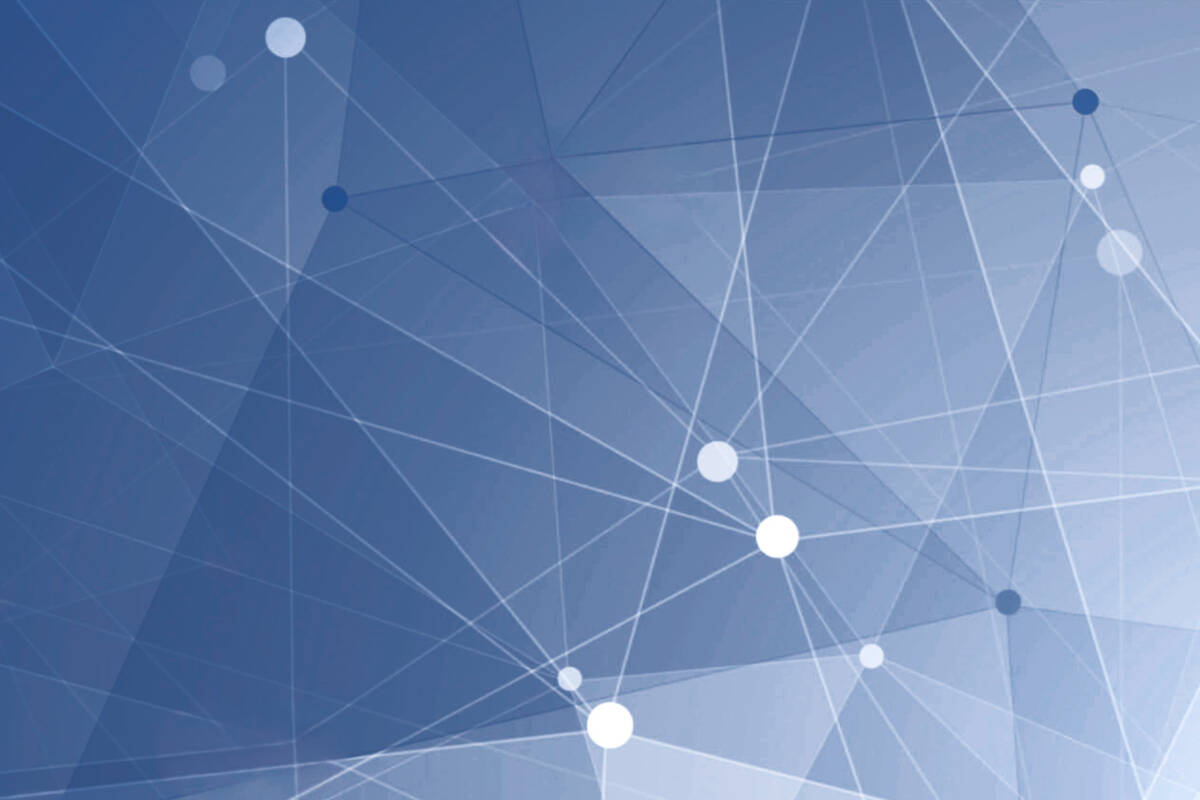 Graphic of intersecting lines